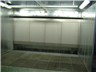 cabina verniciatura ad acqua aperta velo inox filtro pompa esterno