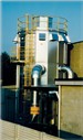silo con due linee e sistema rilevazione e spegnimento scintille silo stoccagio con due linee in ingresso e sistema rilevazione e spegnimento scintille
