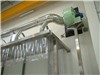 in evidenza bandelle laterali e trave inox sostegno ventilatore cappa aspirante carica batterie con bandelle