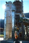 silo estrattore e coclea di trasporto